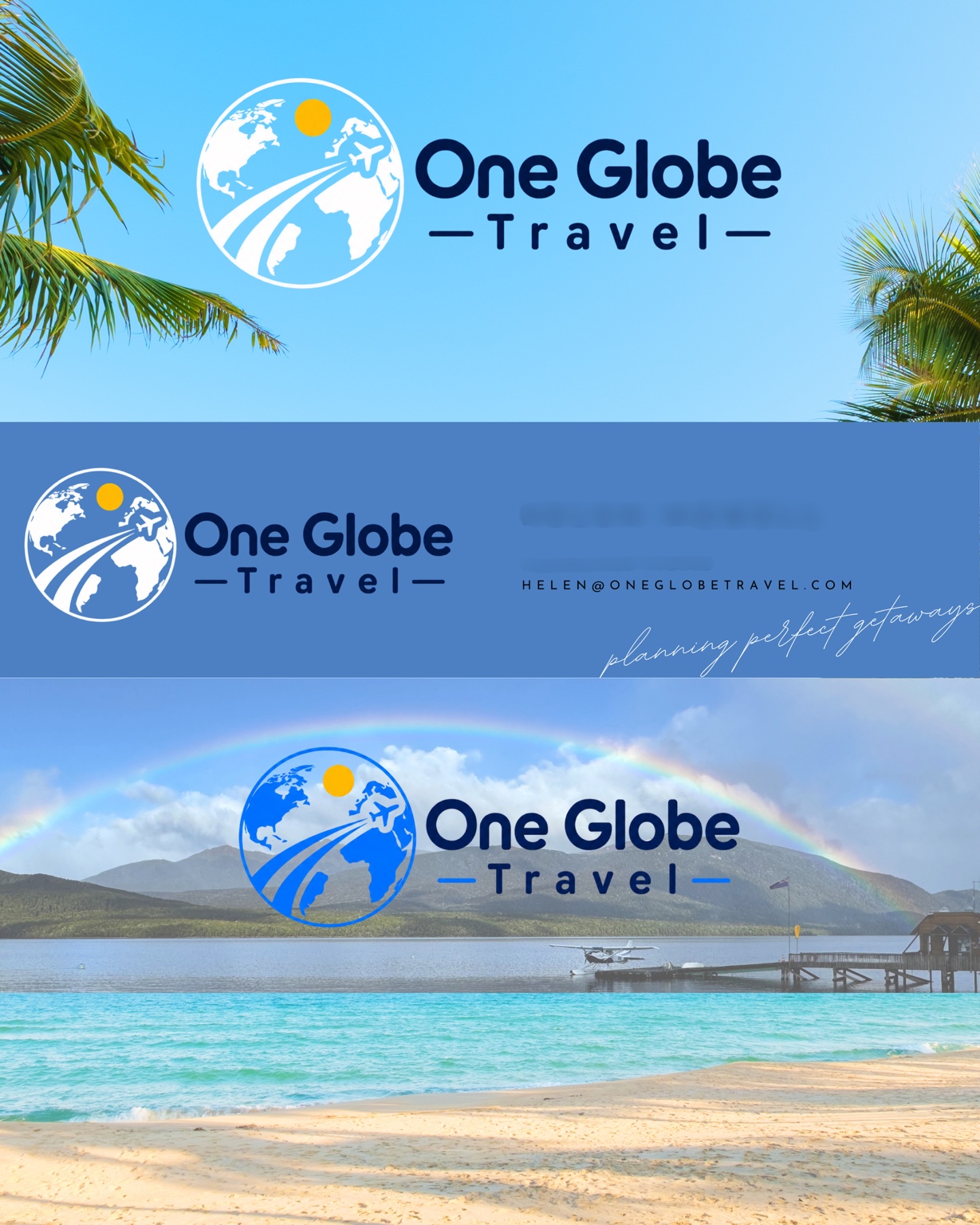 One Globe Travel brand application